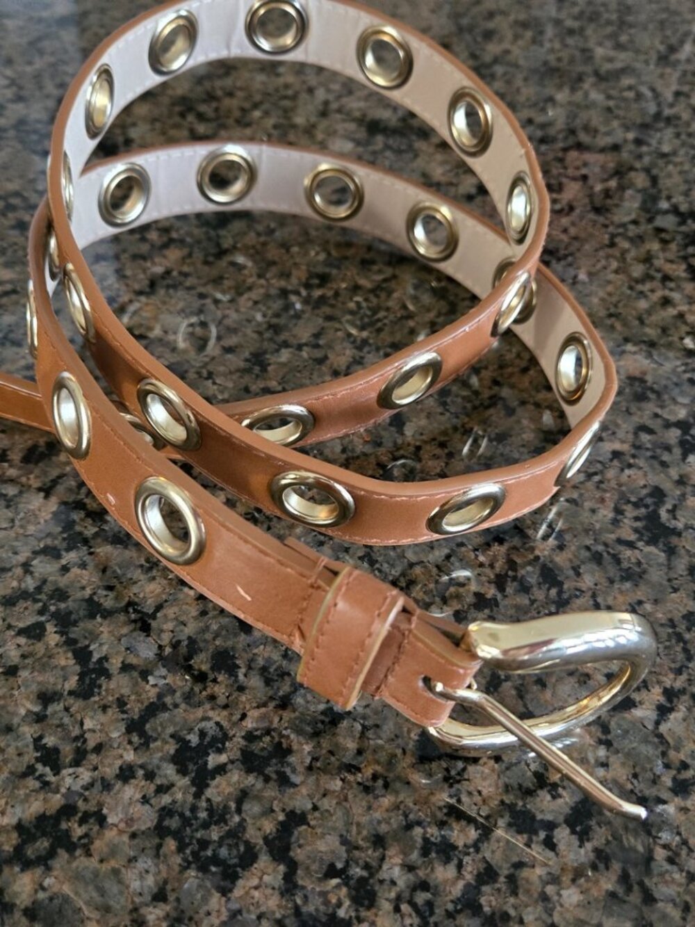 Beautiful Brown/Camel Ladies Belt -  Size L